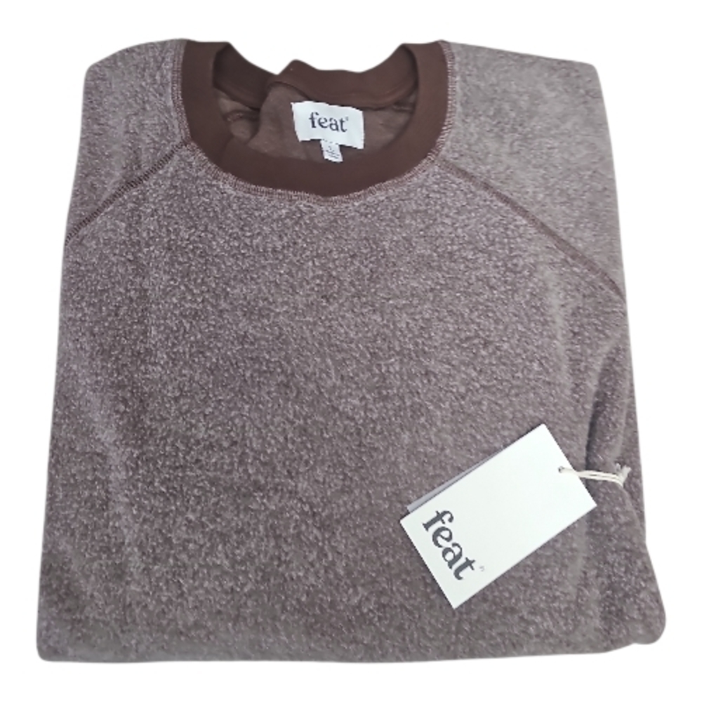 Feat Unisex Blanketblend Crewneck Pullover Sweatshirt Color Pinecone Size‎ L